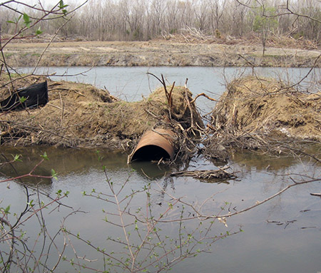 Funds are used for abandoned mine lands reclamation projects like this one at an abandoned mine in Cherokee County, Kansas, which addressed highwalls and spoil areas that posed a danger to the public. Photo courtesy of the Kansas Abandoned Mine Land Program.