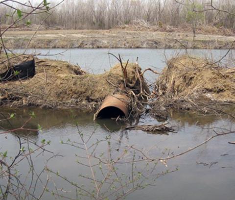 Funds are used for abandoned mine lands reclamation projects like this one at an abandoned mine in Cherokee County, Kansas, which addressed highwalls and spoil areas that posed a danger to the public. Photo courtesy of the Kansas Abandoned Mine Land Program.